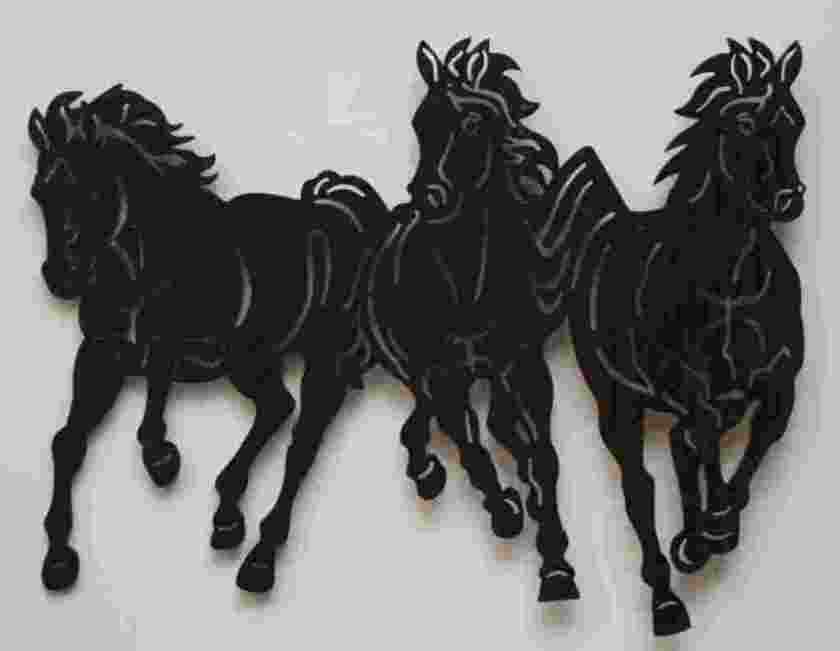 horses wall hanging